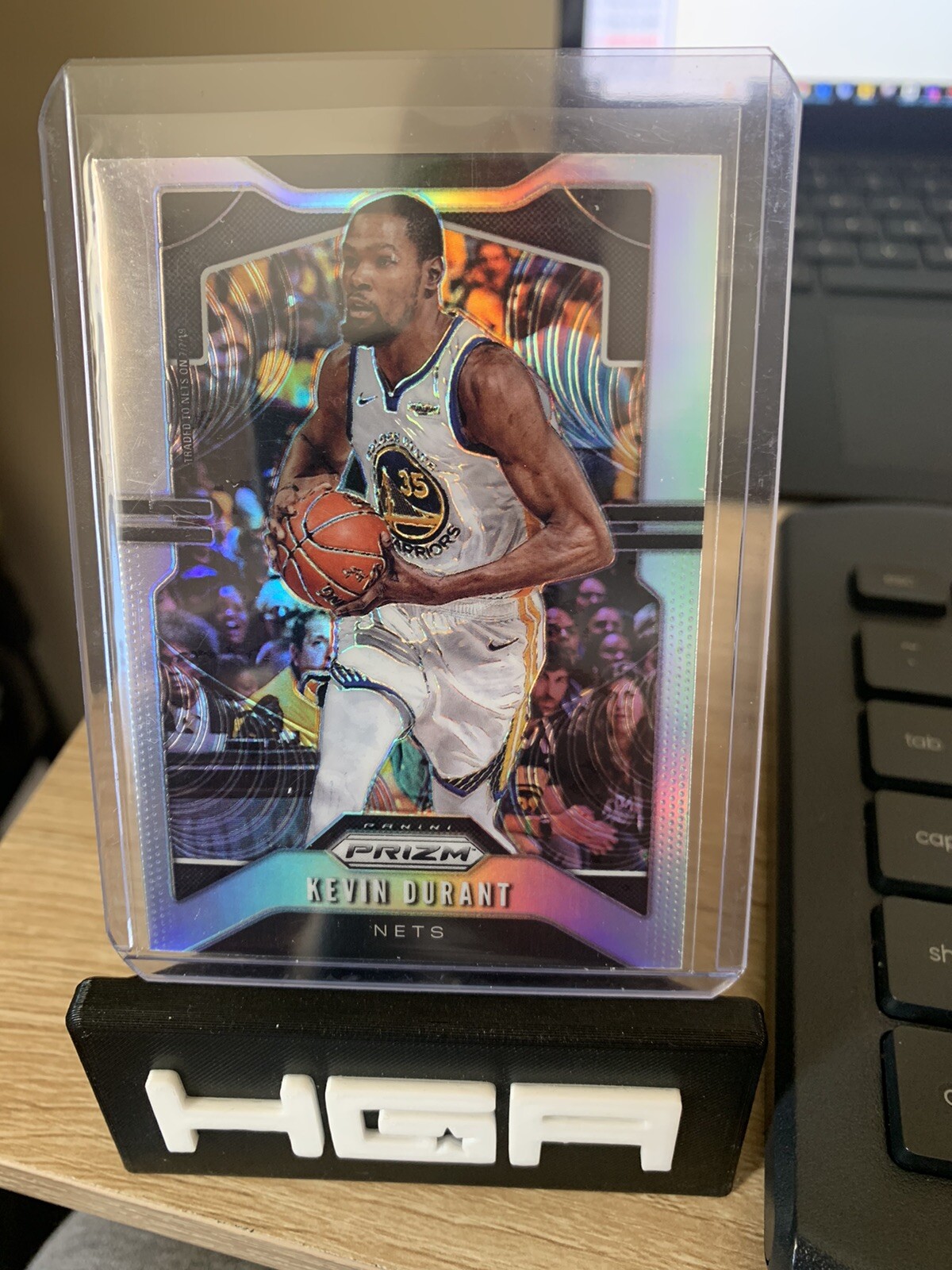 Kevin Durant 2019-20 Panini Prizm #210 Silver Prizm SP ( Nets )