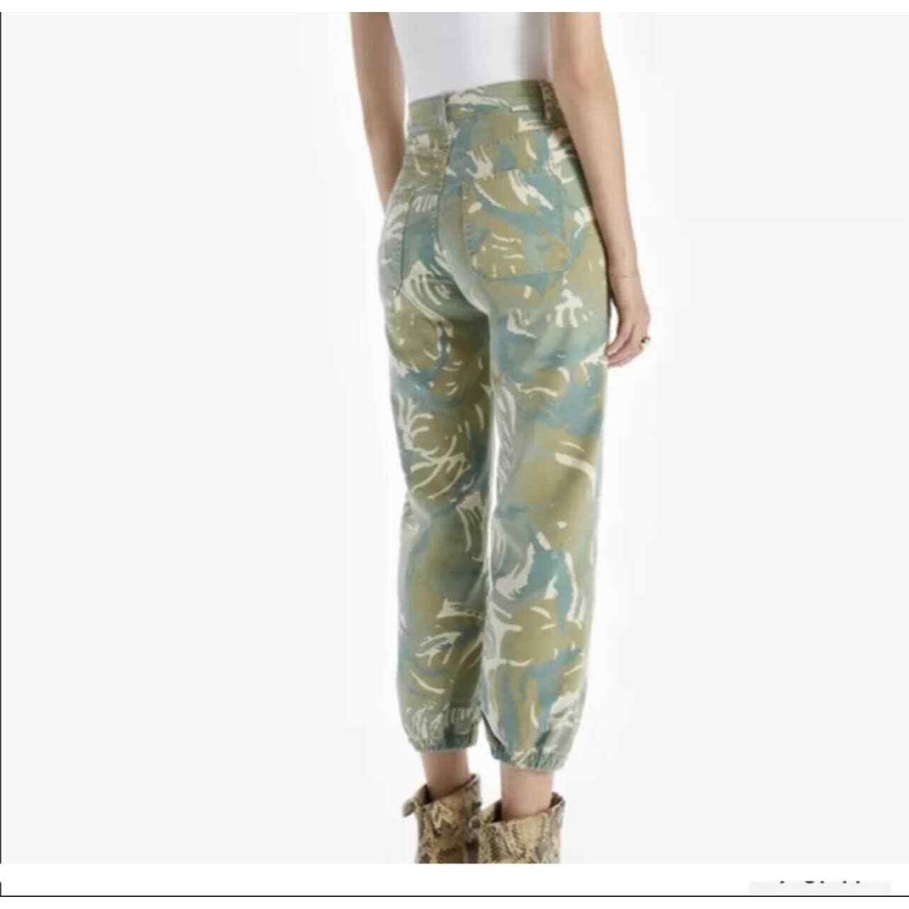 Mother The Wrapper Patch Springy Jeans in Tropica… - image 5