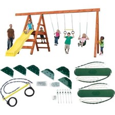 Outdoor Swing Set Hardware Kit W Playset Accessories Lumber Slide Not Included