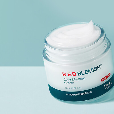 DR.G Red Blemish Clear Moisture Cream 70ml+30ml Set K-Beauty | eBay