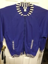Vintage Sporting Life By Catalina Women’s Bomber Sz L New Made In Usa
