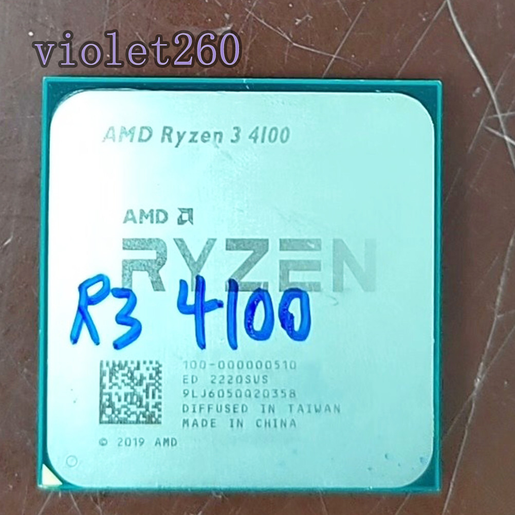 AMD Ryzen 3 4100 AM4 CPU Processors R3 4100 3.8 GHz Quad