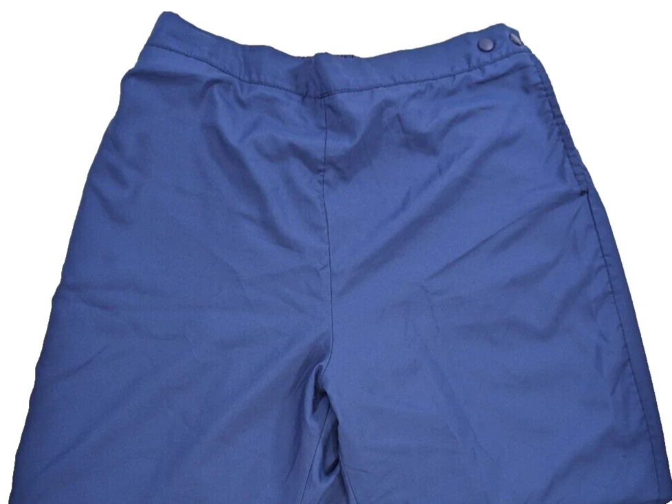 Forresters Outerwear Pants Unisex L Blue Waterproof Zipper Ankle Poly Nylon