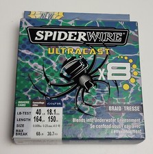 NEW SpiderWire  UltraCast  Braid 40lb 196yd/150m fishing line