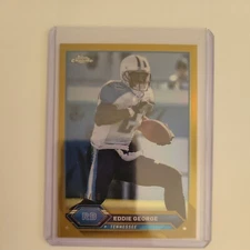 2024 Topps Composite Football Eddie George Tennessee Titants /50 TRUE GOLD SP