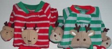 Just One You Carters Christmas Fleece Footed Pajama Choose Style Newborn