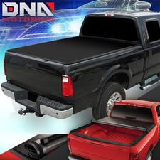 FOR 1999-2016 F250- F550 SUPER DUTY 8FT FLEETSIDE BED SOFT ROLL-UP TONNEAU COVER