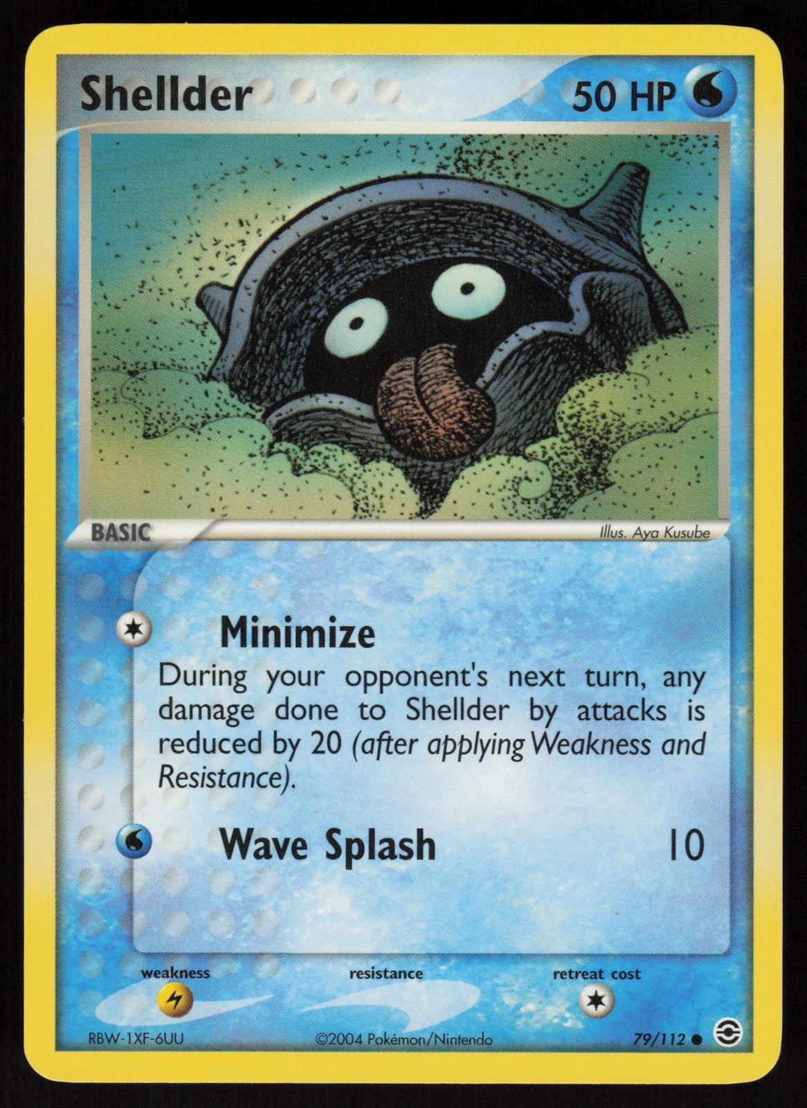 Shellder FireRed & LeafGreen Common 79/112 NM