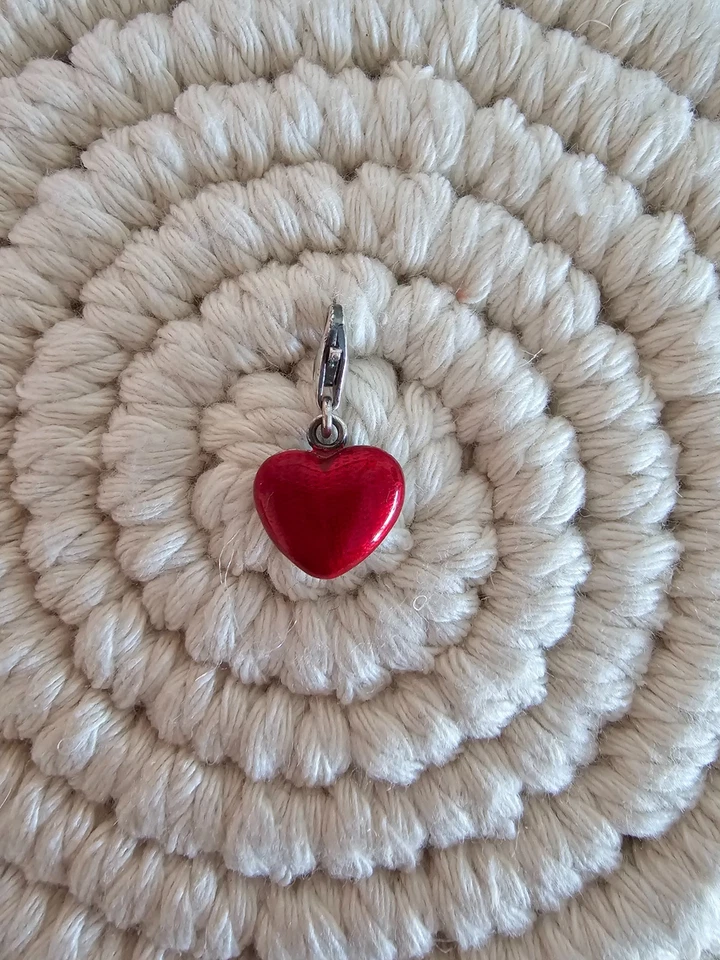 ♥ Blogger Thomas Sabo Anhänger Charm Herz rot 925 Silber 0794-007-10 ♥ - Bild 2 von 3