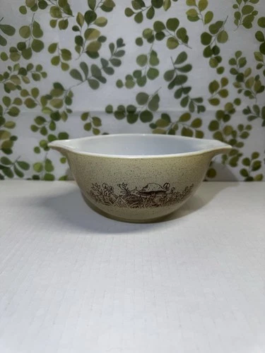 PYREX 441 Forest Fancies Mushroom Cinderella Nesting Mixing Bowl Small Vintage