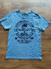 Official Shelby Automobile Club 1983 T-Shirt Men's Sz Sm Blue Cobra Ford Racing