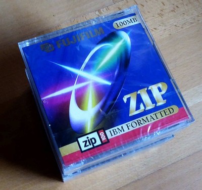 Neu ZIP 100 Diskette Disk Disc 100MB ovp versiegelt für Iomega ZIP Drive vonFuji