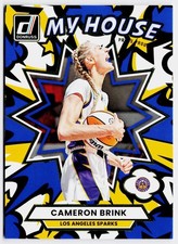 Cameron Brink Los Angeles Sparks 2025 Donruss My House Blue Press Proof #14 WNBA