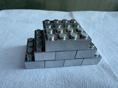 Aluminum Metal Building Bricks (8x2)