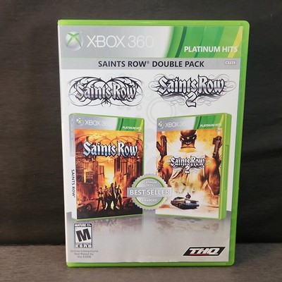 XBOW360 カセット Saints Row Double Pack Xbox 360 Game 2 Discs | eBay