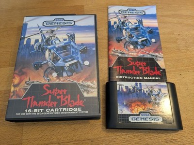 Super Thunder Blade Sega Genesis komplett Mega Drive NTSC CIB