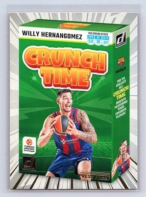 Willy Hernangomez 2023-24 Donruss Turkish EuroLeague #11 Crunch Time Press Proof