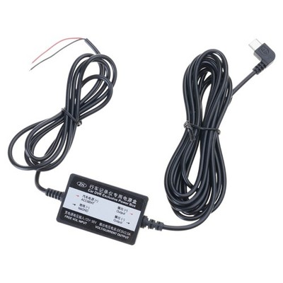 Car Charger for Dash Cams GPS 12V24V to 5V2A Type C Output Battery Connection
