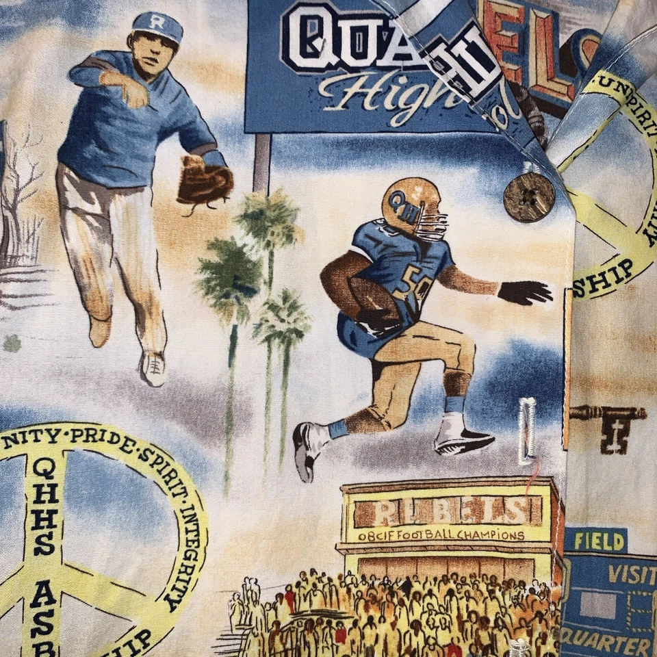 Quartz Hill High School Pajamas  M 100% Cotton - Image 2 of 4