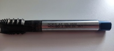 Maschinengewindebohrer Emuge Noris AZ VG HSSE, M24-ISO 2