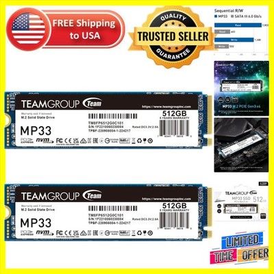 High-Performance 512GB NVMe SSD 2-Pack | Fast Read/Write for Gamers & Creators