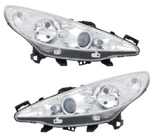 Scheinwerfer Set für Peugeot 207 CC H1 H7 Projektor LWR Stellmotor