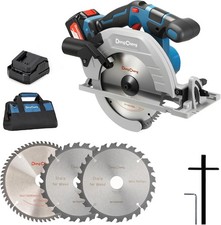 Kit seghetto circolare senza fili brushless 20V MAX 7-1/4", capacità conica 0-45 gradi