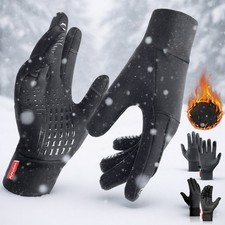 Winter Warm Thermal Gloves Windproof Waterproof Touchscreen Mitten for Men Women