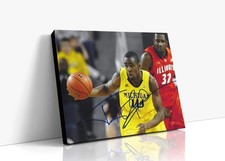 Michigan Autograph Canvas - Tim Hardaway Jr - Wolverine Sharpshooter