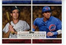 2012 Topps Timeless Talents #TT-22 Luis Aparicio / Starlin Castro White Sox Cubs