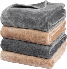 Dog Blanket Washable Puppy 4 Packs Dog Blankets 40 x28 Fluffy Soft Small Throw