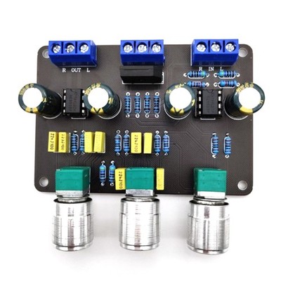 Dual NE5532 Tone Stereo Preamplifier Board Audio HiFi Amprifier Equalizer2333