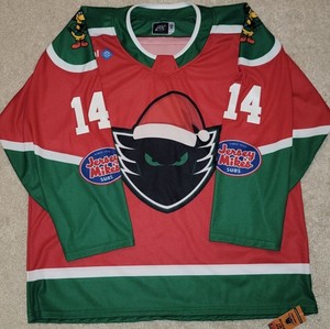 Lehigh Valley Phantoms Emile Chouinard Holiday  Warmup Jersey Size 3xl