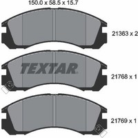 Textar 2136301 Bremsbelagsatz FüR Mitsubishi Citroen Outlander Galant Pajero ZJ