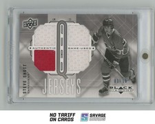 2009-10 UD Black Diamond Authentic Quad Game-Used Jerseys Steve Shutt 01/10