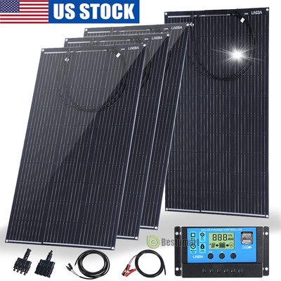 100W 200W 400W Watt 12V Solar Panel Mono High Efficiency PV for Sunshed