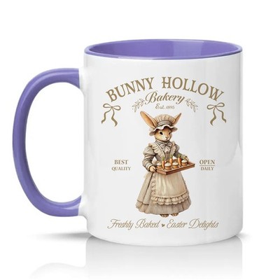Bunny Hollow Bakery Est 1895 Damen 11 Unzen Keramiktasse Vintage Ostern Backen Geschenk