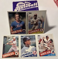 1985 Topps Traded Complete Set (132 Cards) Rickey Henderson Ozzie Guillen RC