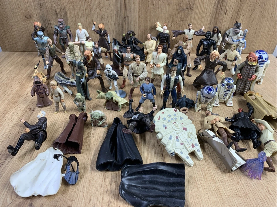 Star Wars Loose Action Figure 55 Figures 1990s & 2000s Kenner Toy Lot Kenner Lfd - Image 2 of 4