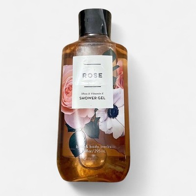 Bath & Body Works Rose Shower Gel 10oz NEW Sealed Shea & Vitamin E Floral    NE