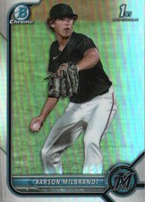 2022 Bowman Draft #BDC-87 Karson Milbrandt Chrome Refractor