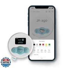 Smart Pee and Poop Tracker - Diaper Cub: On-The-Spot One-Press Baby Care Logg