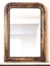 Miroir Louis-Philippe doré “Bertile”