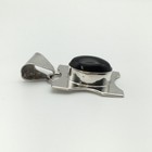 20.4g Vintage Sterling Silver TAXCO Black Onyx Pendant Marked Mexico 925 #32 — photo 7