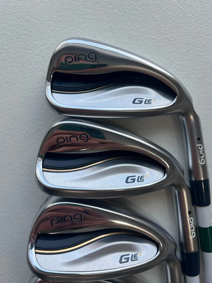Ping G LE 3 Iron Set 7-PW Black Dot ULT 250 Ladies Flex +1/4″ NICE - Image 3 of 4