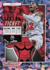 2018-19 Panini Contenders #34 Kris Dunn Cracked Ice Ticket #/25