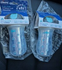 Chicco Insulated Rim Spout Trainer Sippy Cups 9 oz 2 ct