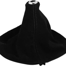 Shift Boot Cover Universal Gear Shift Knob Boot Dust Cover Suede Black