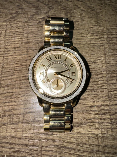 Orologio Michael Kors Donna MK6287 Madelyn Pave Cristallo Tono Oro Acciaio Inox