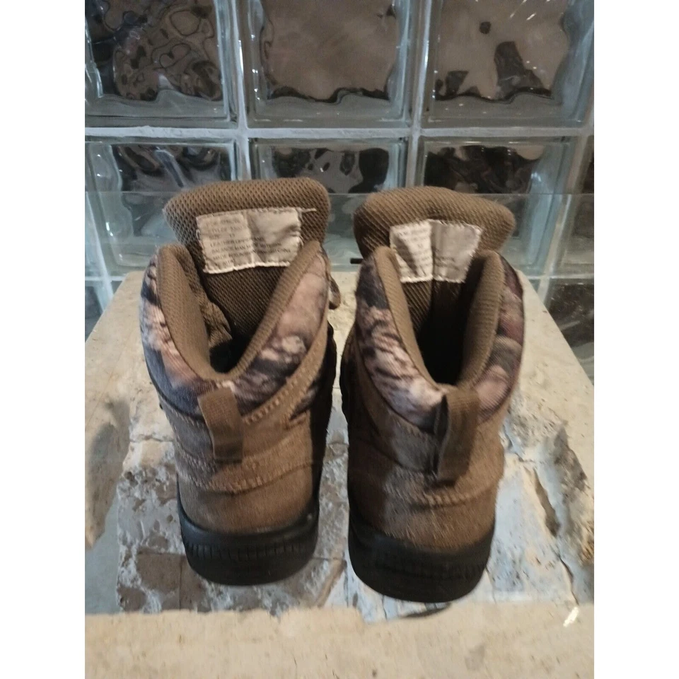 5500100 Itasca Kids Boots Realtree Waterproof Size 13 PO# 82162bl Leather Upper - Image 4 of 4